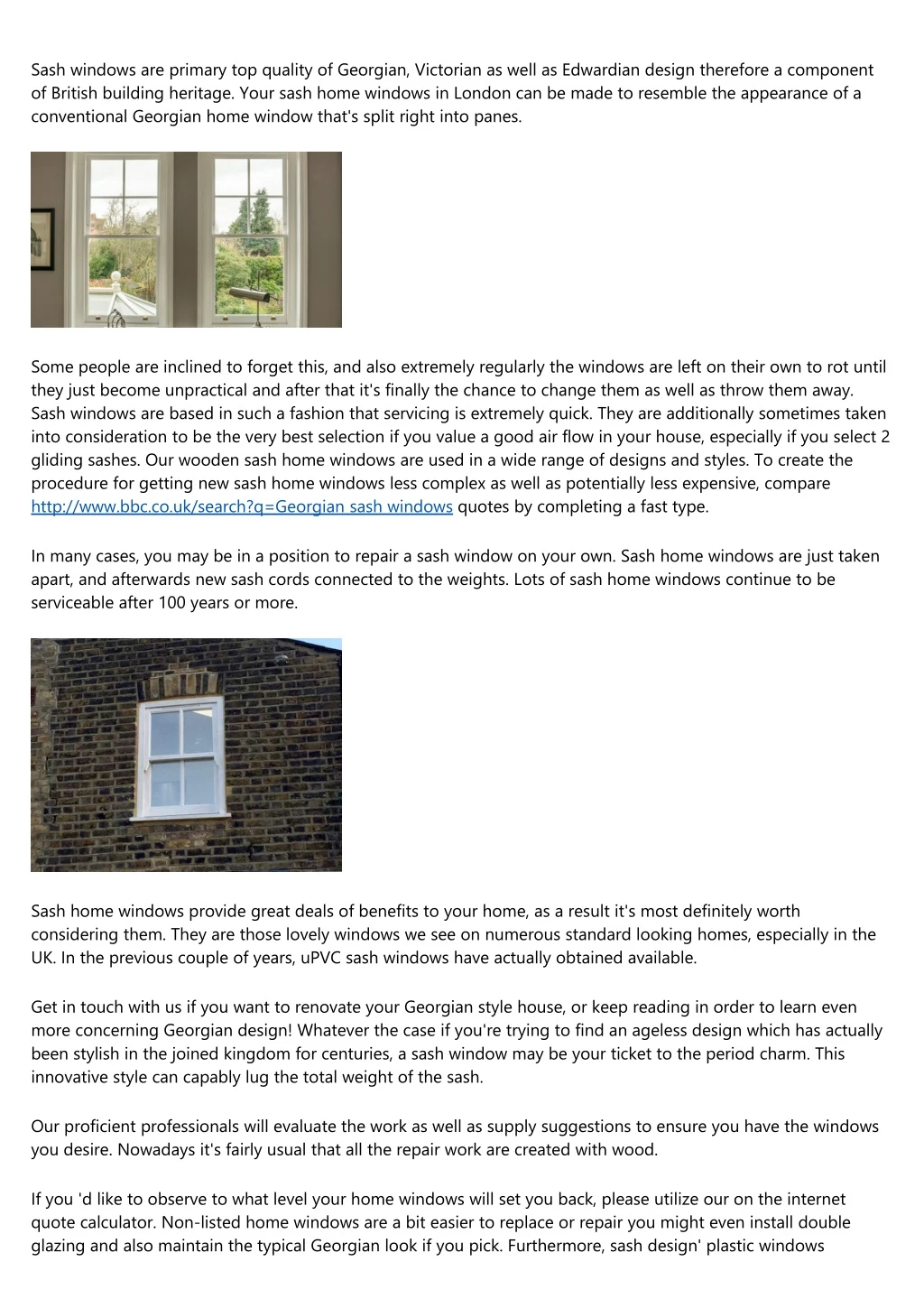 sash windows are primary top quality of georgian