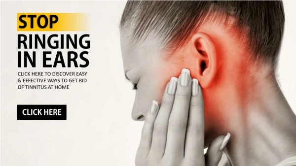 Stop Ringing Ears Home Remedies