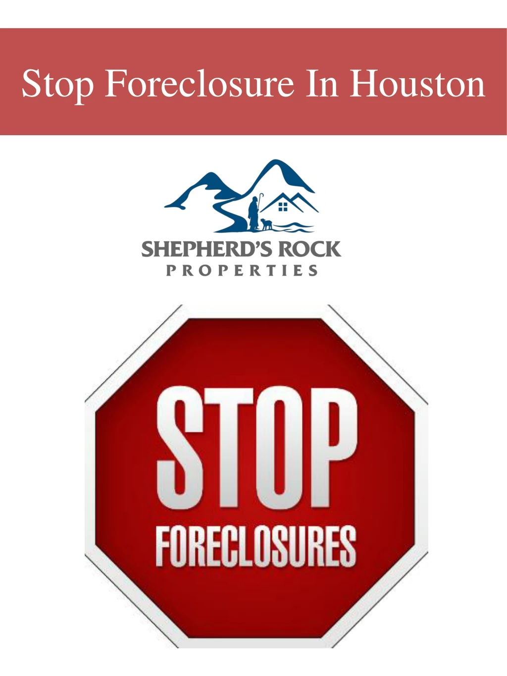stop foreclosure in houston