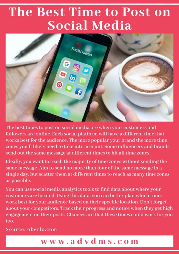 the best time to post on social media