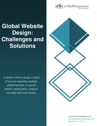 Global Website Design: Challenges and Solutions