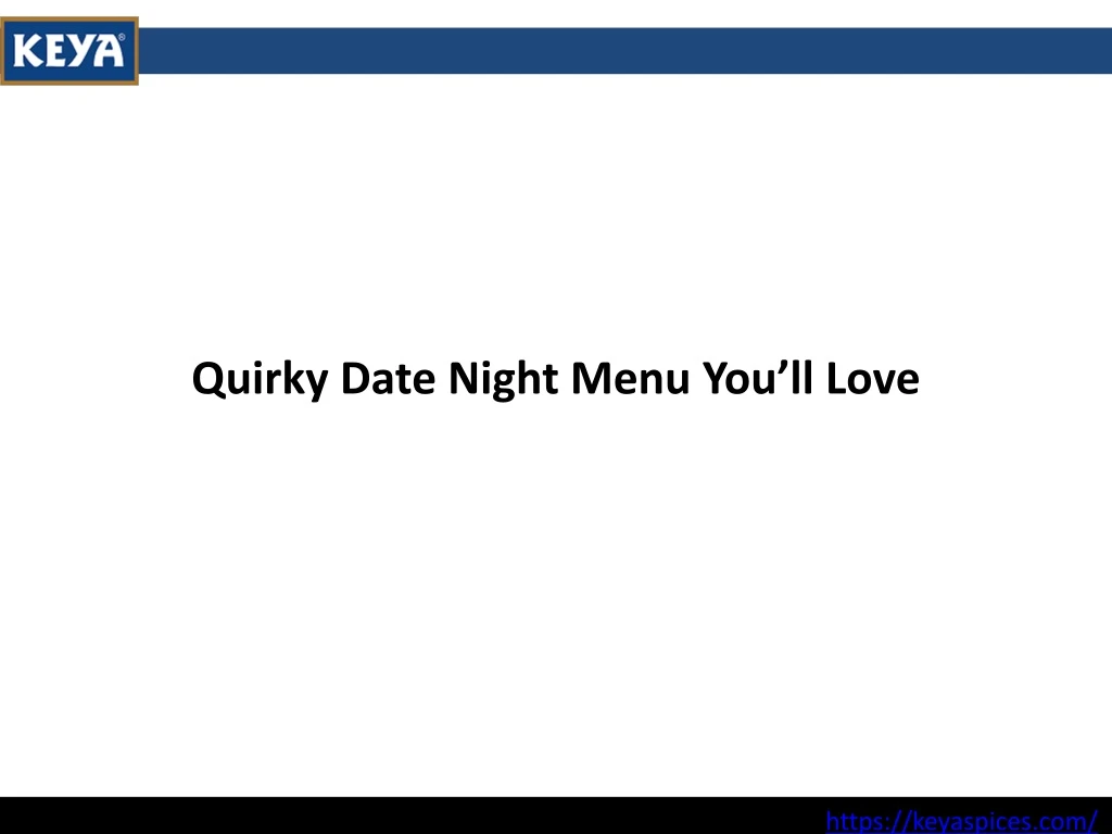 quirky date night menu you ll love