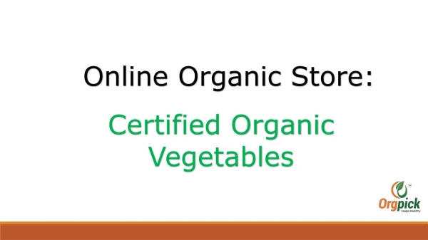 Best Organic Vegetable Store in Pune