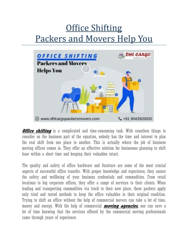 Movers and Packers Chennai