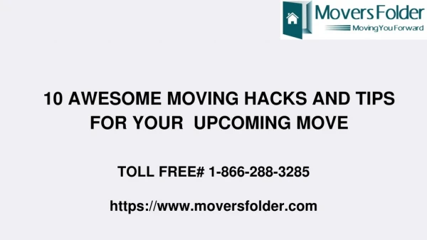 10 Best Moving hacks and Tips for Your Upcoming Relocation