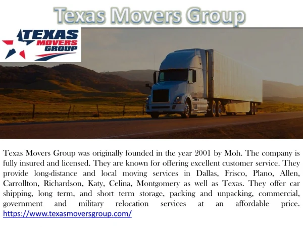 Moving from Austin Texas