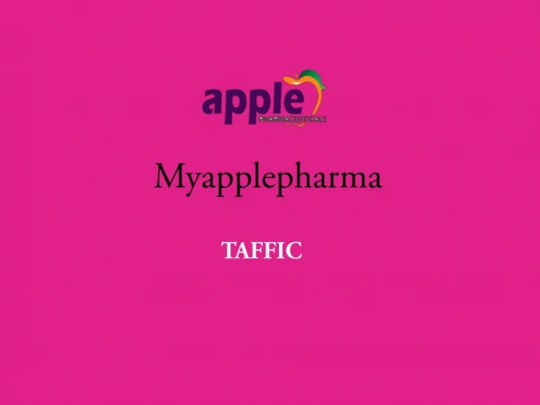 taffic,taffic tablets - myapplepharma