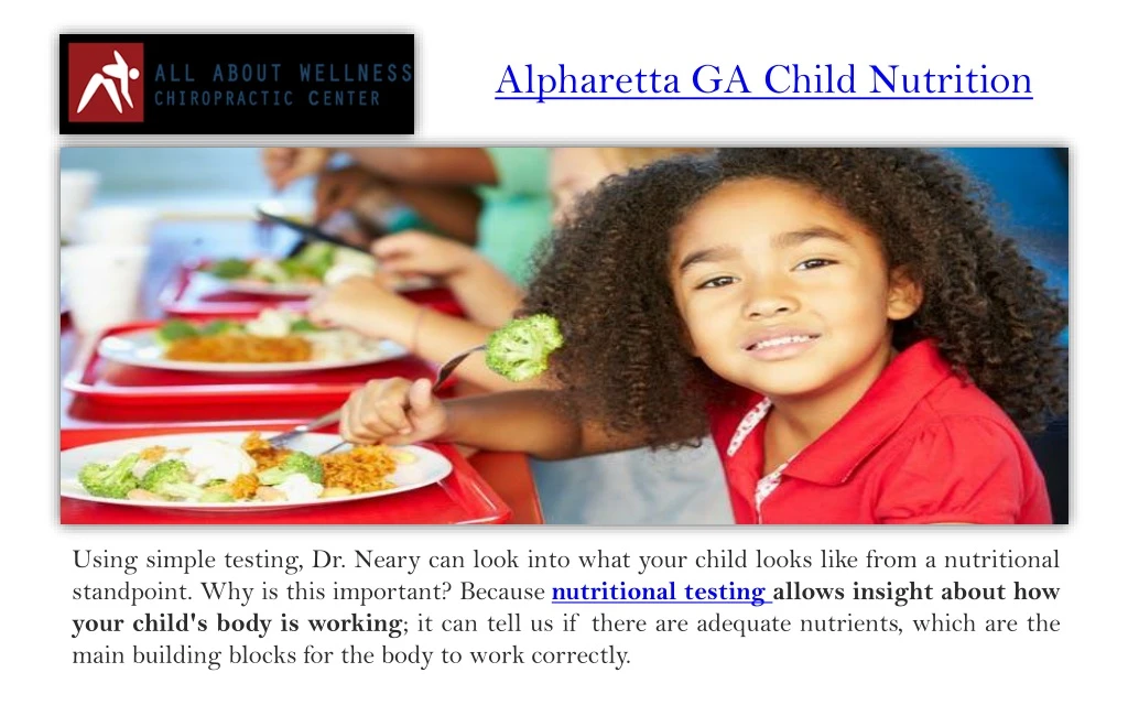 alpharetta ga child nutrition