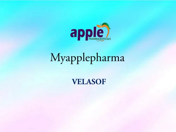 velasof , velasof tablets - myapplepharma