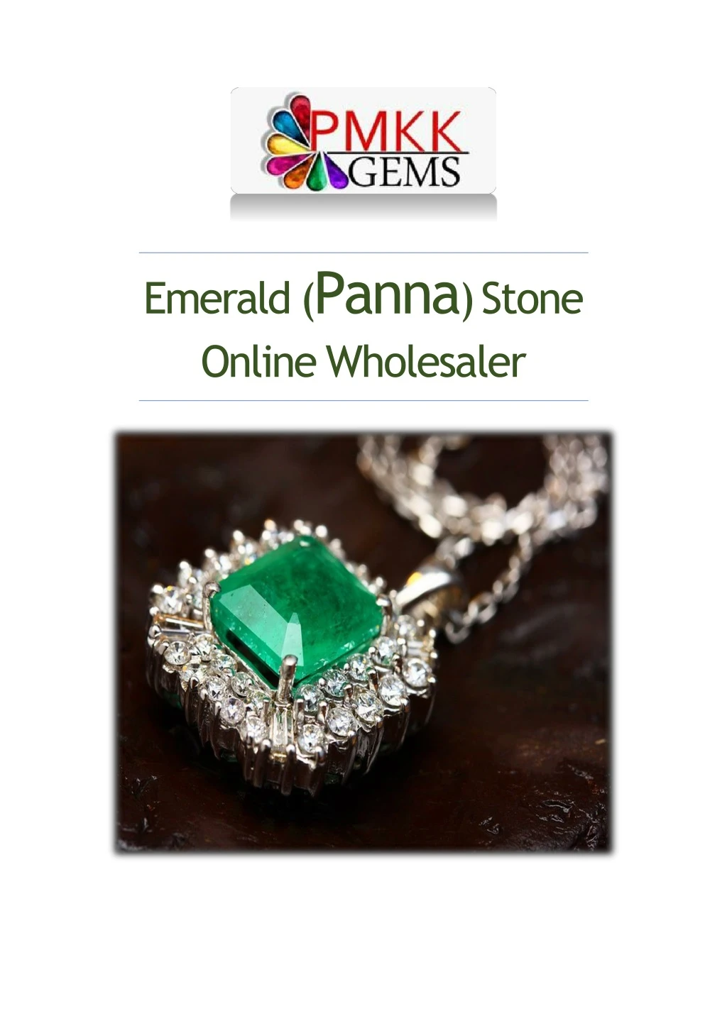 emerald panna stone online wholesaler