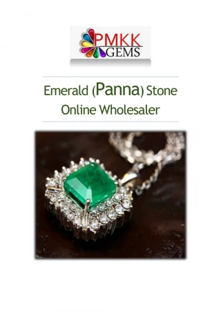 Buy Emerald Gemstone Wholesale Online