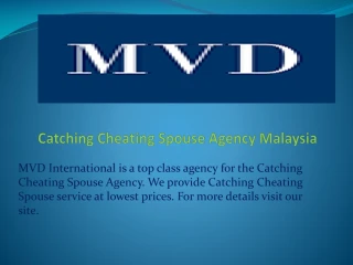 Catching Cheating Spouse Agency Malaysia - slide 1