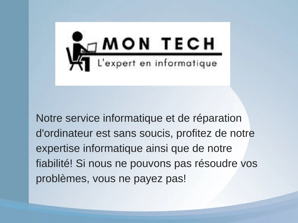 notre service informatique et de r paration