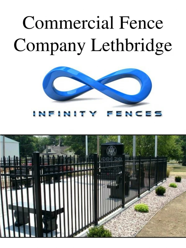 Commercial Fence Company Lethbridge