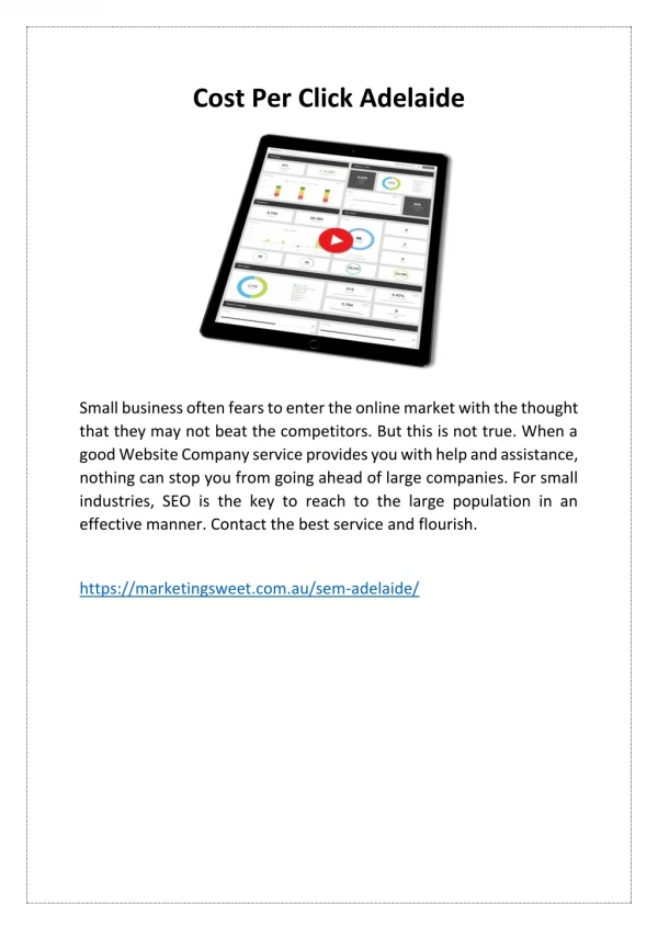 cost per click adelaide
