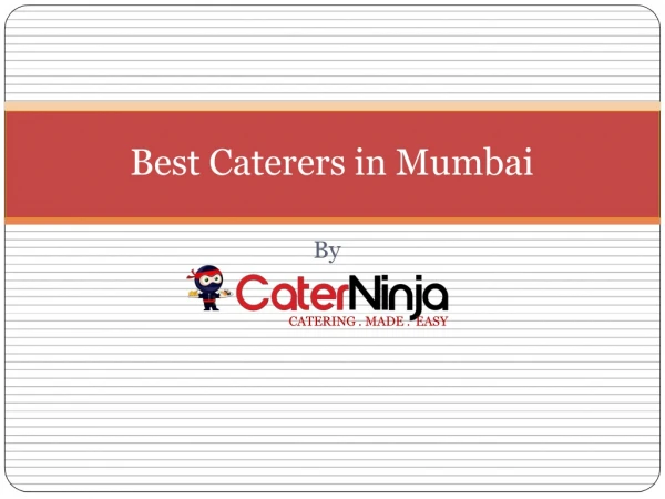Best Food Caterers in Mumbai