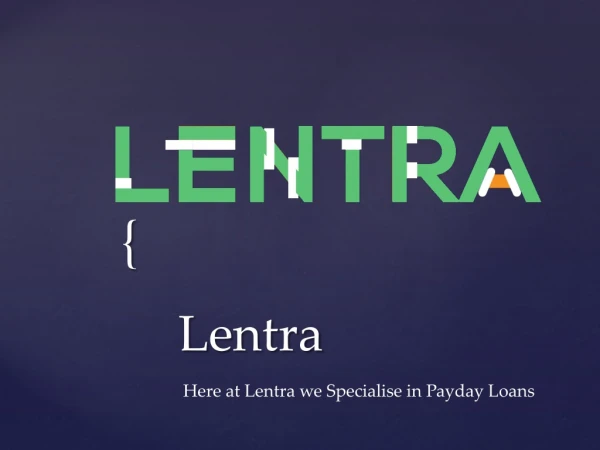 Lentra - A Loan Company