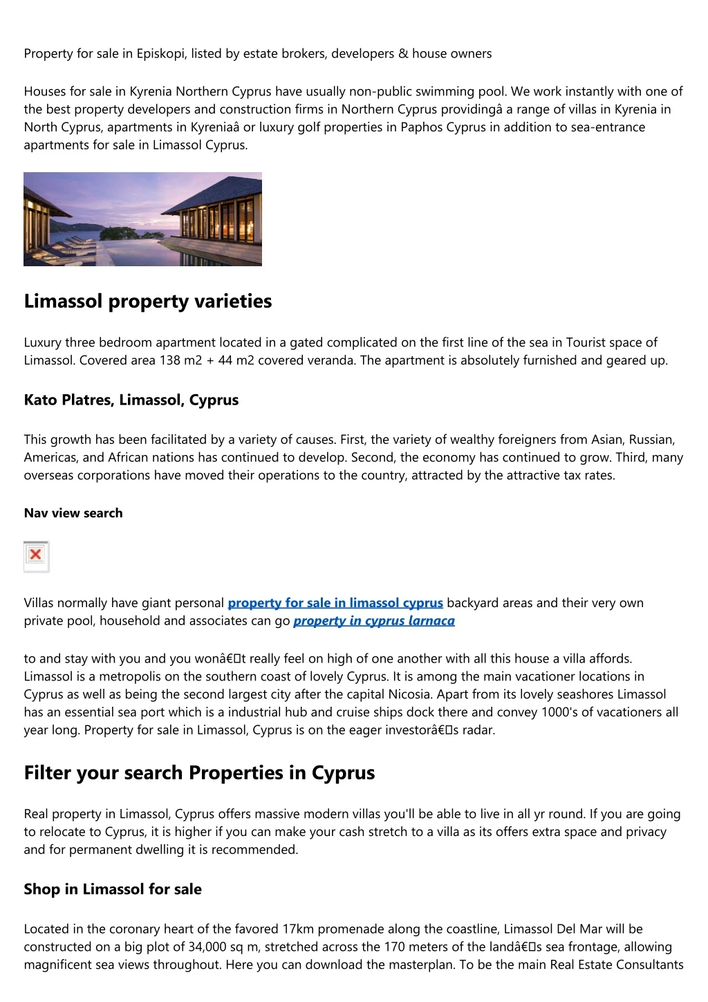 property for sale in episkopi listed by estate