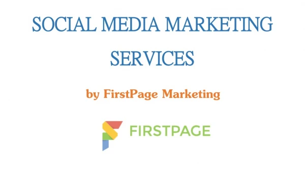 Social Media Marketing Services