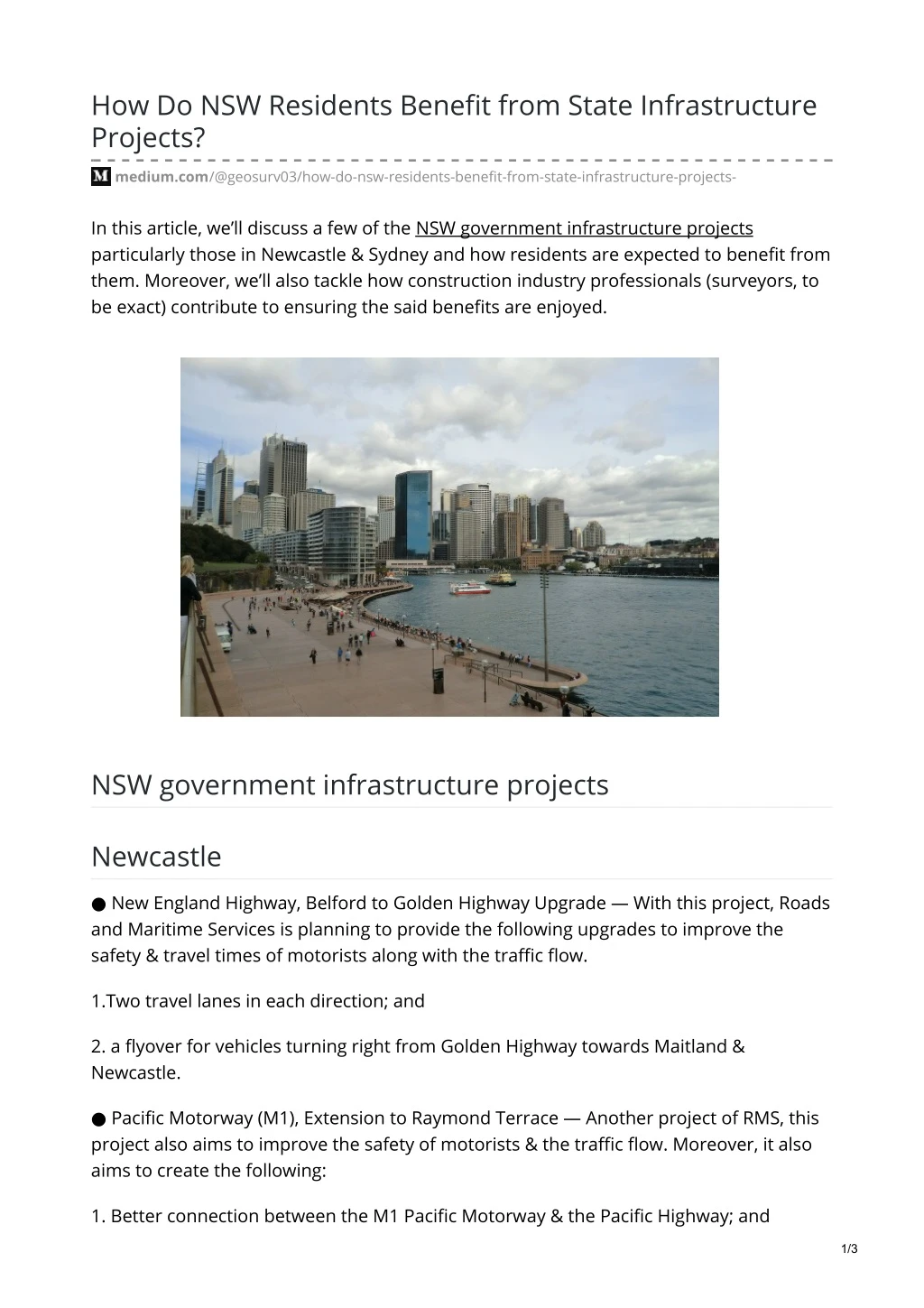 how do nsw residents benefit from state