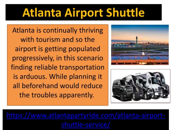 Best Atlanta Airport Shuttle Services in Georgia-Atlanta Party Ride