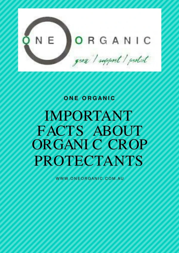 Organic Crop Protectants | Effective Microorganisms | One Organic