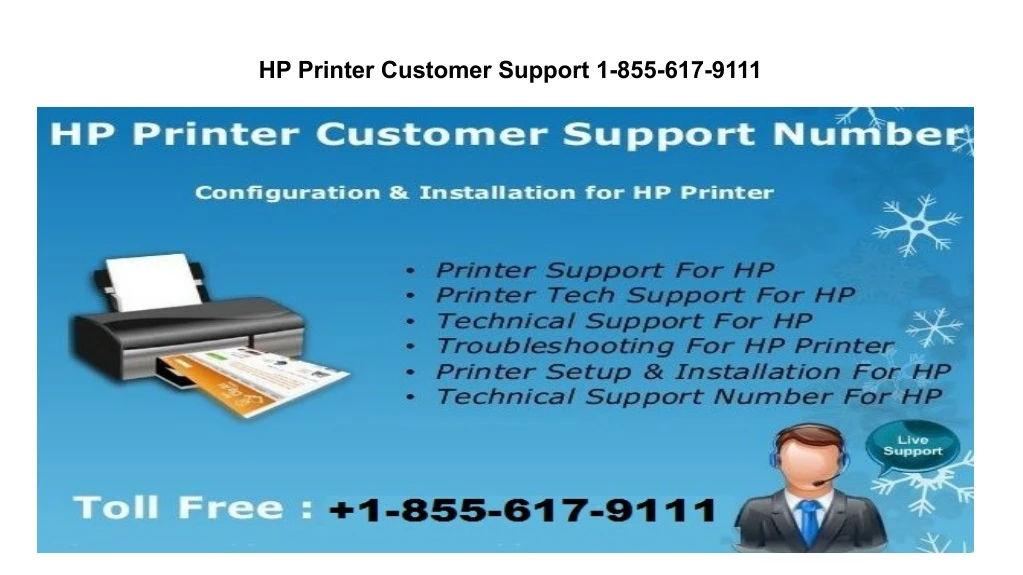 hp printer customer support 1 855 617 9111