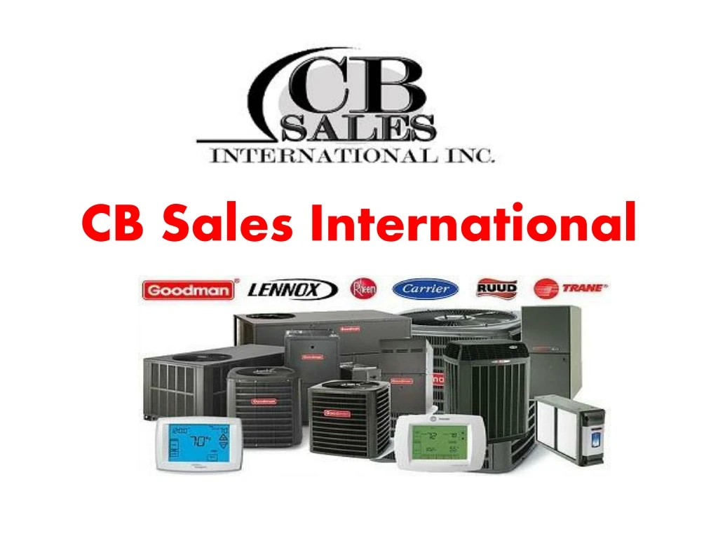 cb sales international
