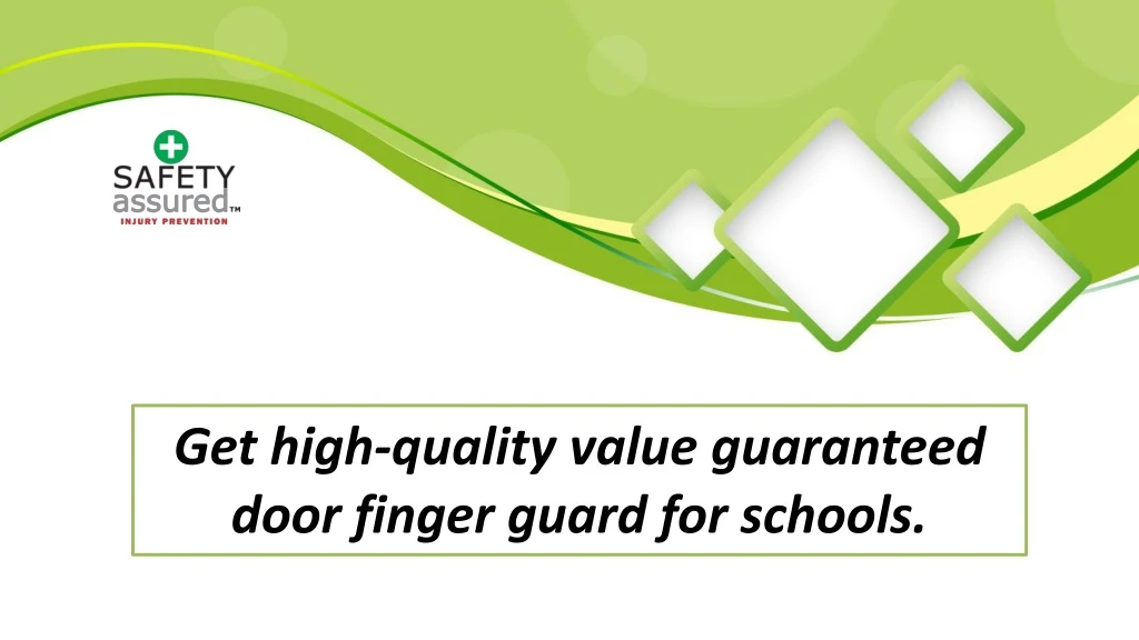 get high quality value guaranteed door finger