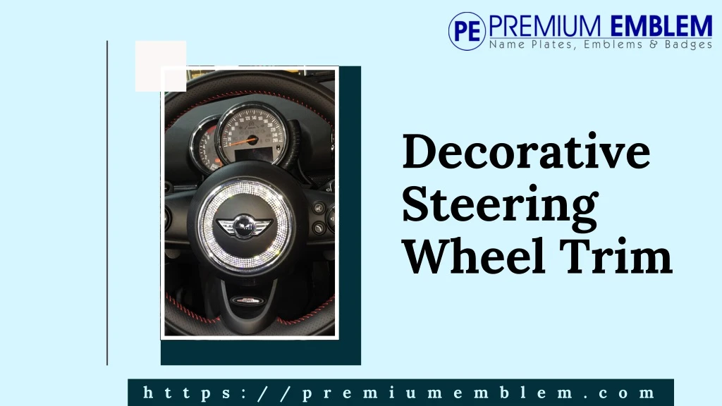 decorative steering wheel trim