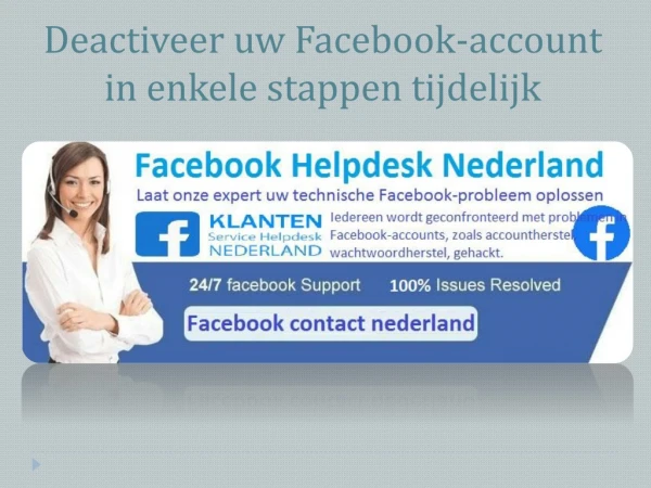 Deactiveer uw Facebook-account in enkele stappen tijdelijk