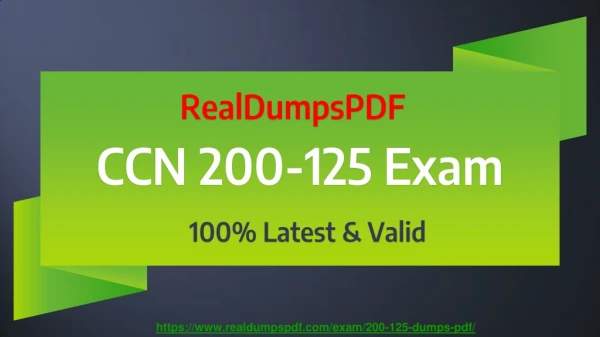 Cisco 200-125 Dumps Pdf - Innovative 200-125 Exam Dumps