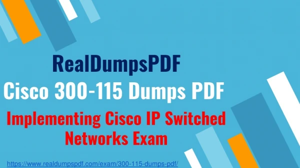 Cisco 300-115 Dumps Pdf ~ Test Your Learning Skills