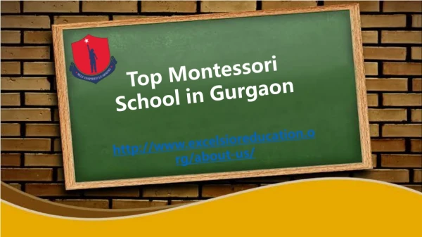 Top Montessori School in Gurgaon