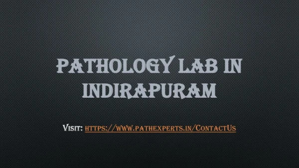 pathology lab in indirapuram