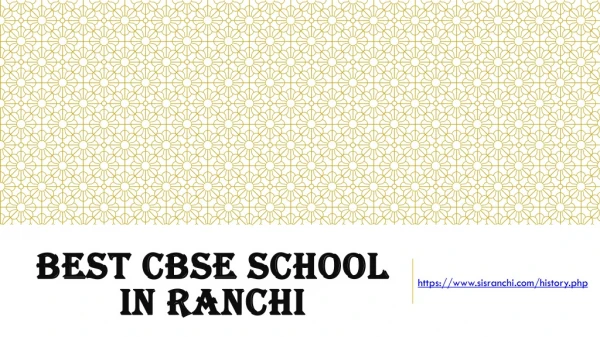 best cbse school in ranchi