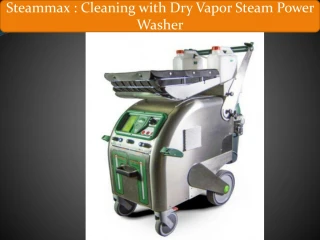 Steammax Cleaning with Dry Vapor Steam Power Washer