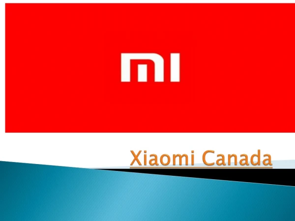 Xiaomi Mi Phones Canada