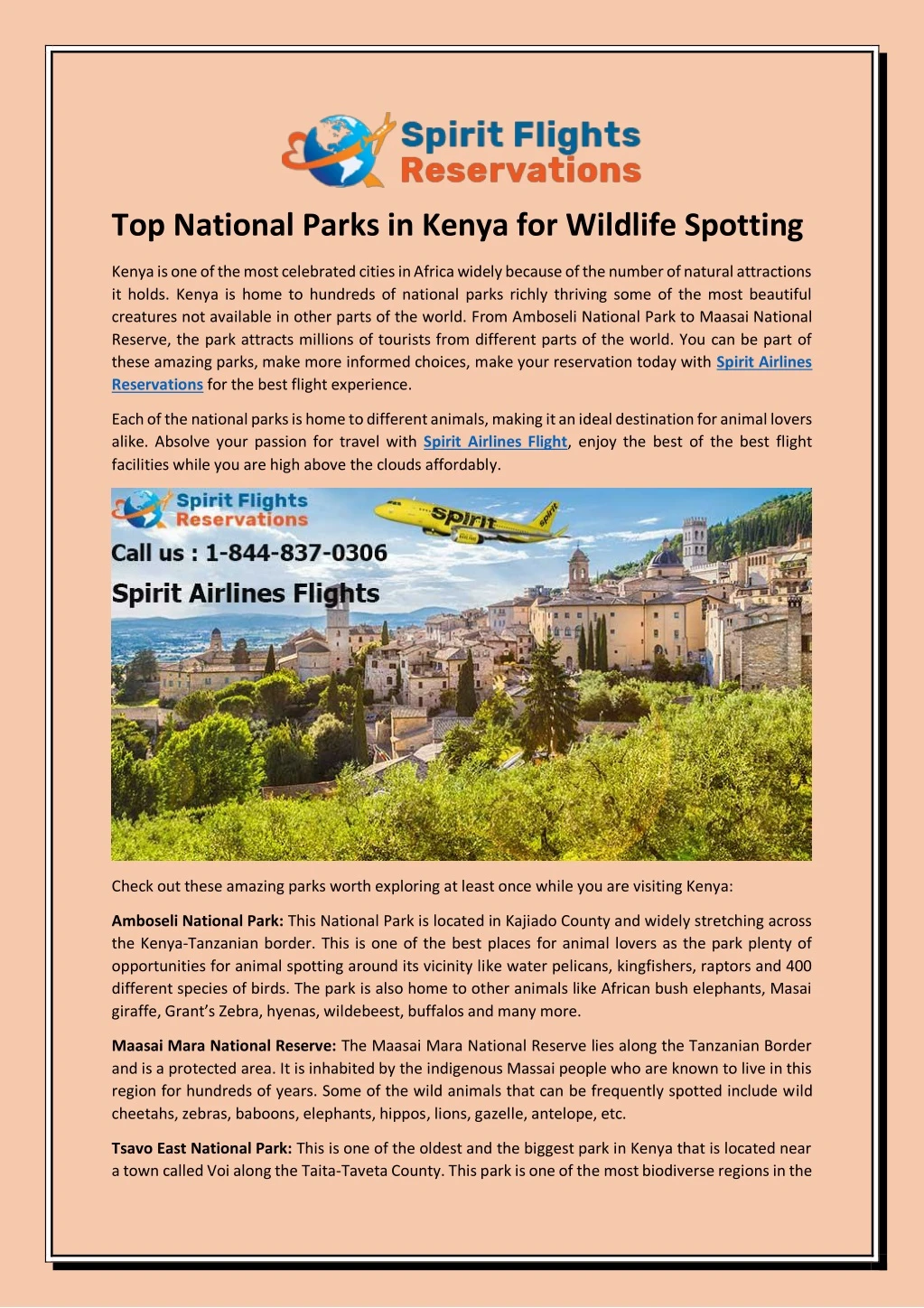 top national parks in kenya for wildlife spotting