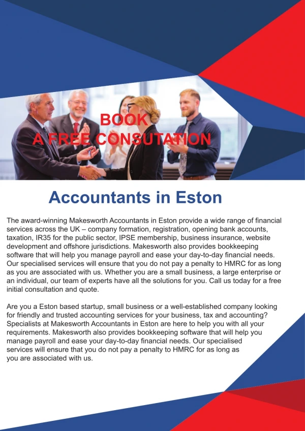 Accountants in Eston