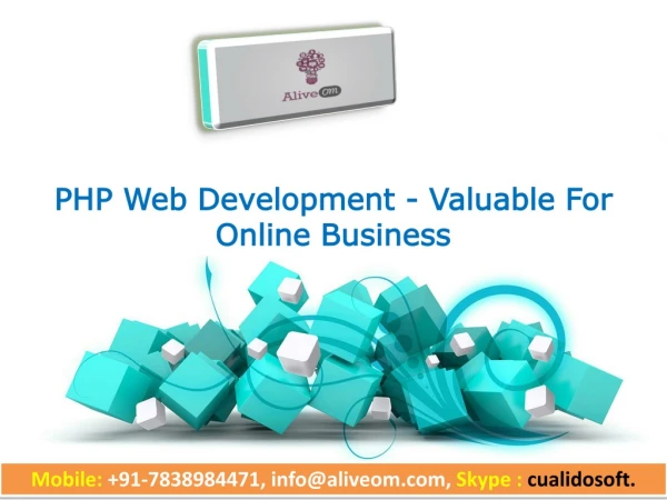 PHP Web Development - Valuable For Online Business