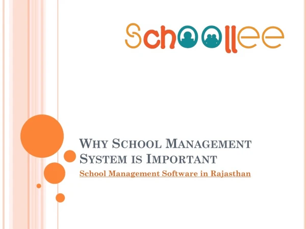 Why School Management System is Important