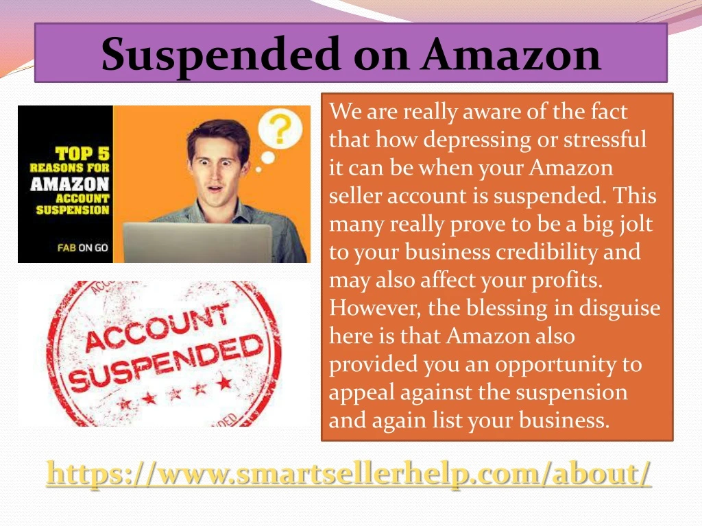 suspended on amazon