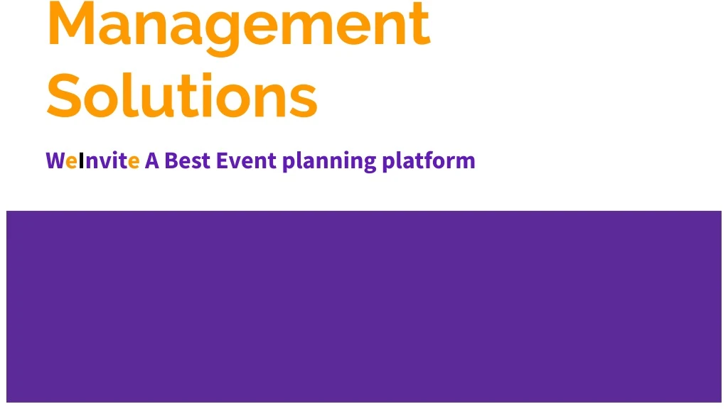 best online event management solutions