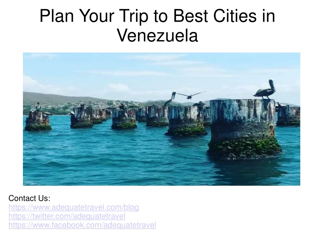 plan your trip to best cities in venezuela