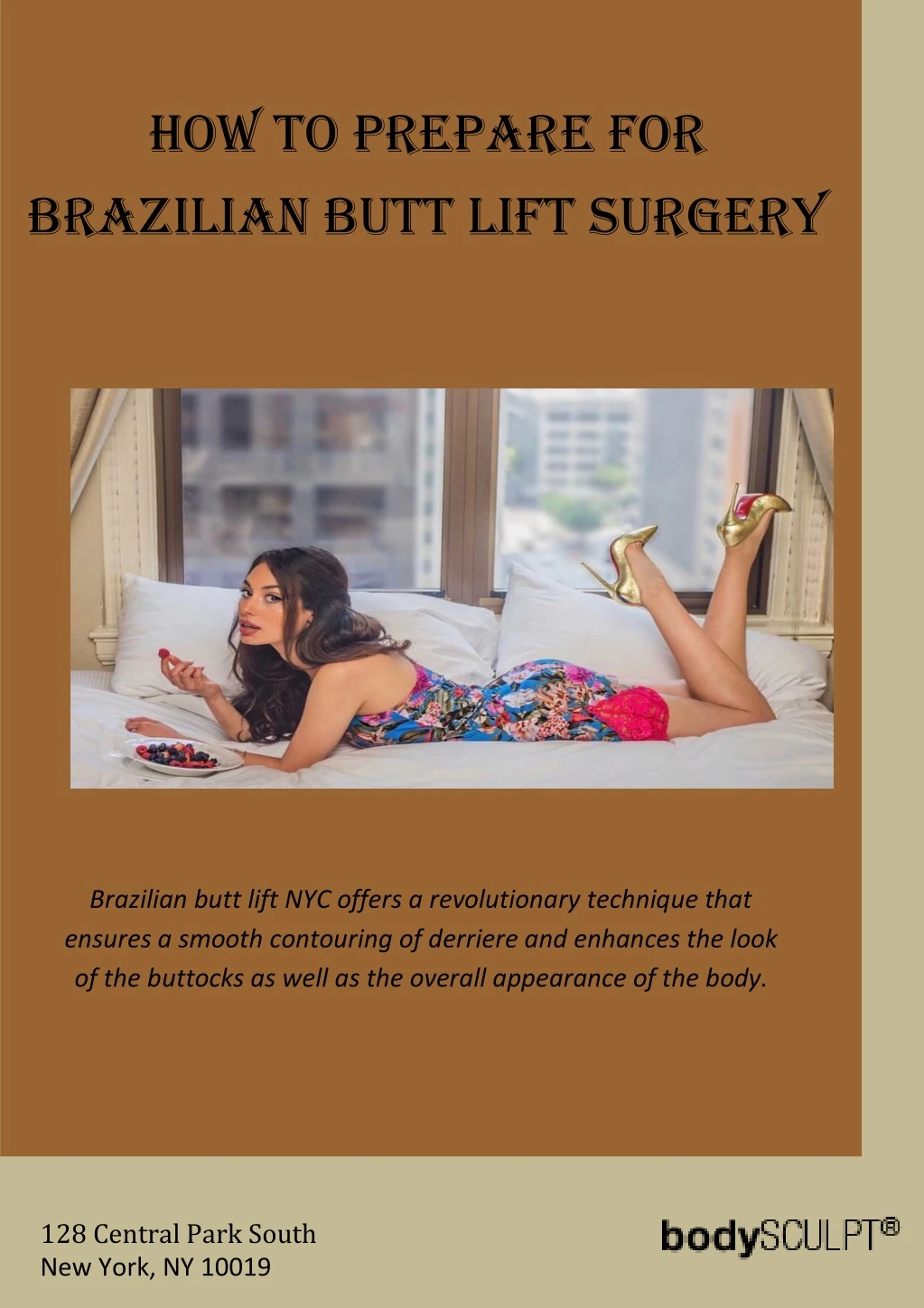 how to prepare for brazilian butt lift surgery