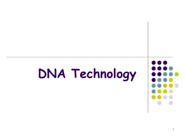 DNA Technology