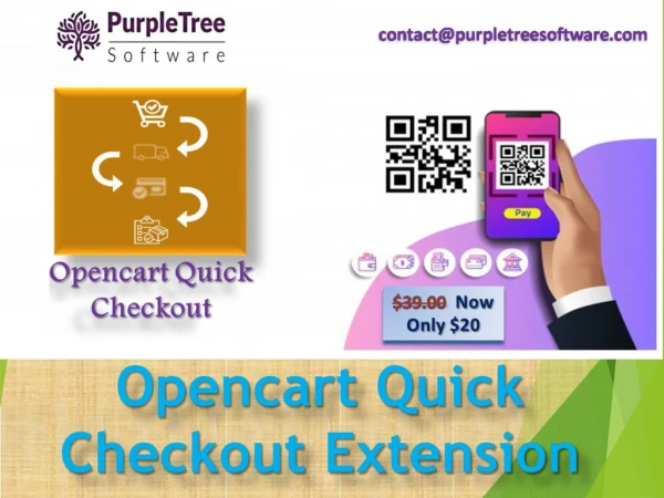Opencart Hide Checkout Steps / Quick Checkout Extension