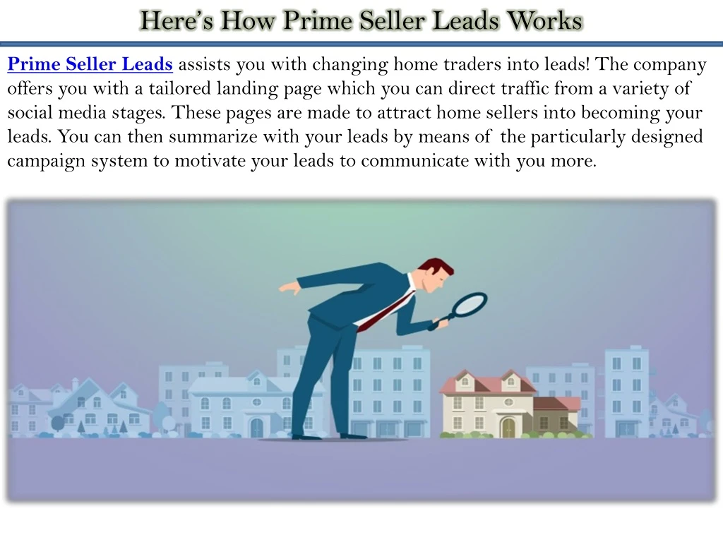 here s how prime seller leads works