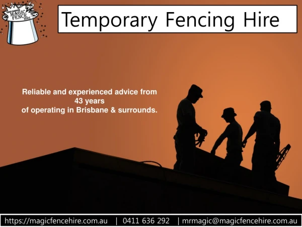 Temporary Fencing Hire by Magicfencehire